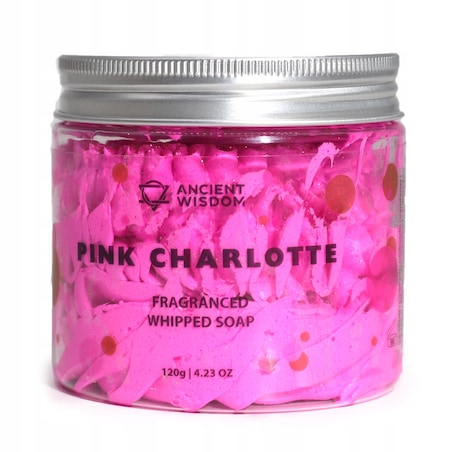 AWGIFTS Puszyste Kremowe Mydło 120g Pink Charlotte DOMOWE SPA do kąpieli