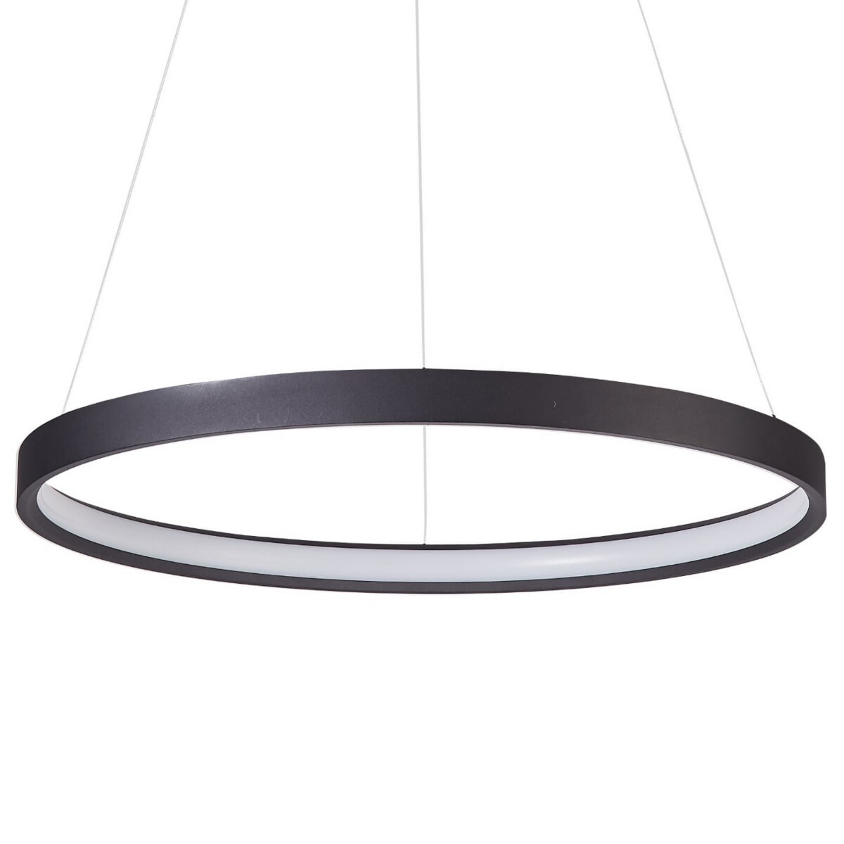 Lampa wisząca Salvador P2023-40 Auhilon ring LED 40W czarna