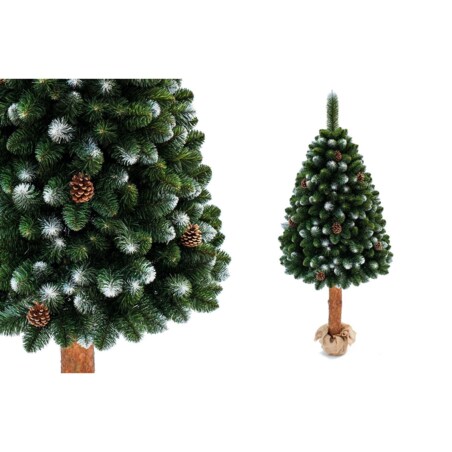 Choinka sztuczna Sosna ośnieżona na pniu