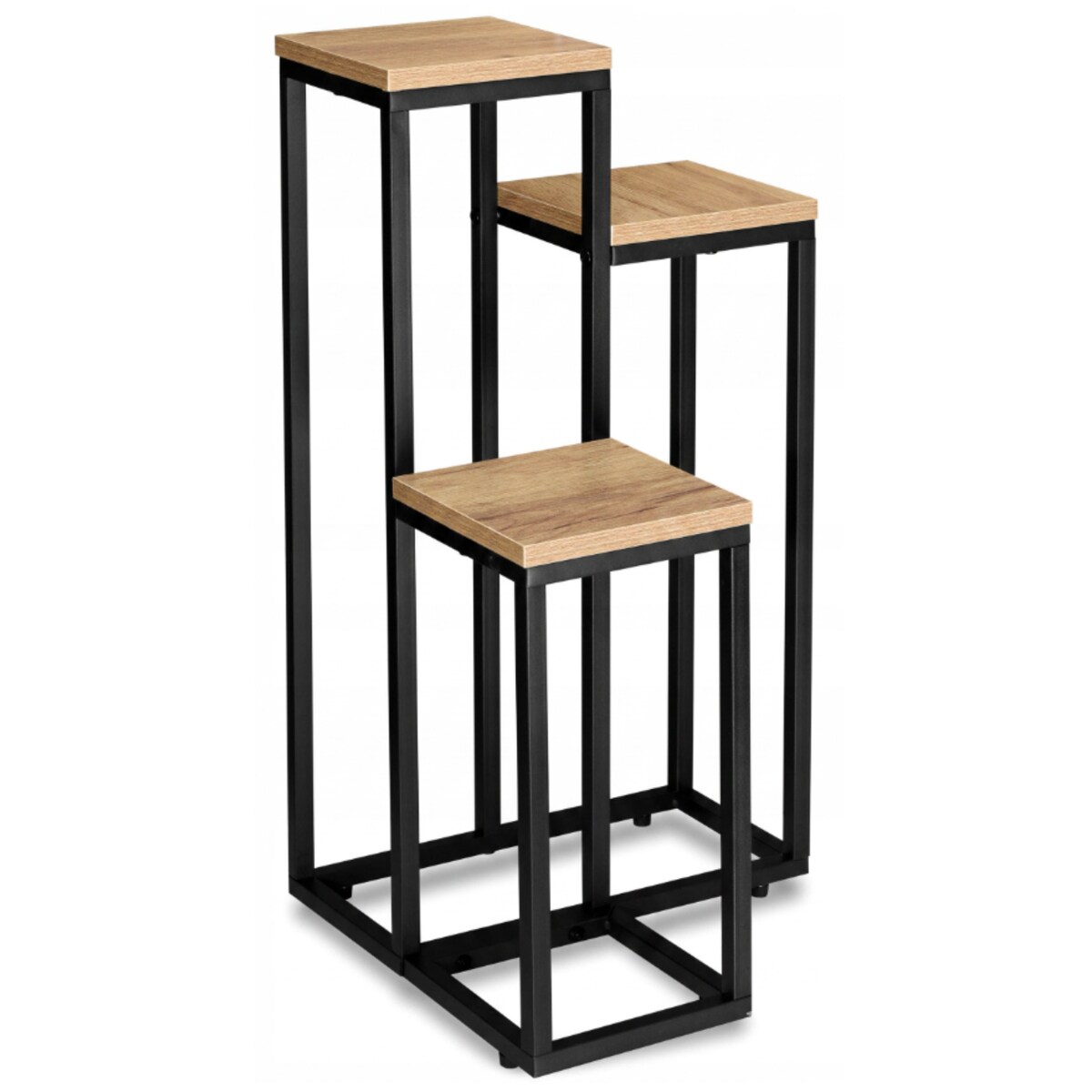 Kwietnik stojący wysoki BIOS na 3 kwiaty, 34 x 34 x 67 cm