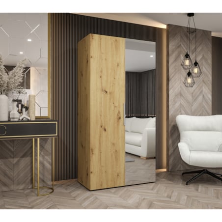 Szafa uchylna otwierana MARBELLA 2 100 wys. 202 cm Artisan + u. Kaszmir