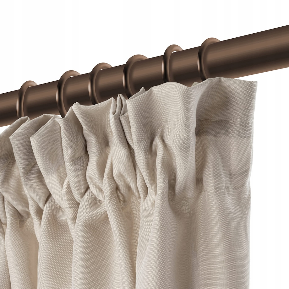 Zasłona Ogrodowa Wodoodporna Tarasowa Taśma Żabki Tunel 140 x 250 + Upięcie