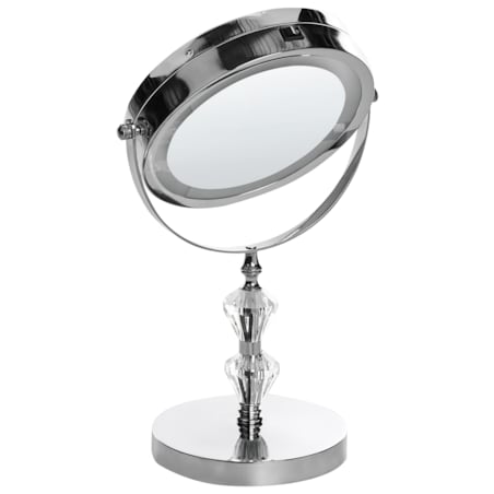 Lusterko kosmetyczne LED ø 20 cm srebrne LAON