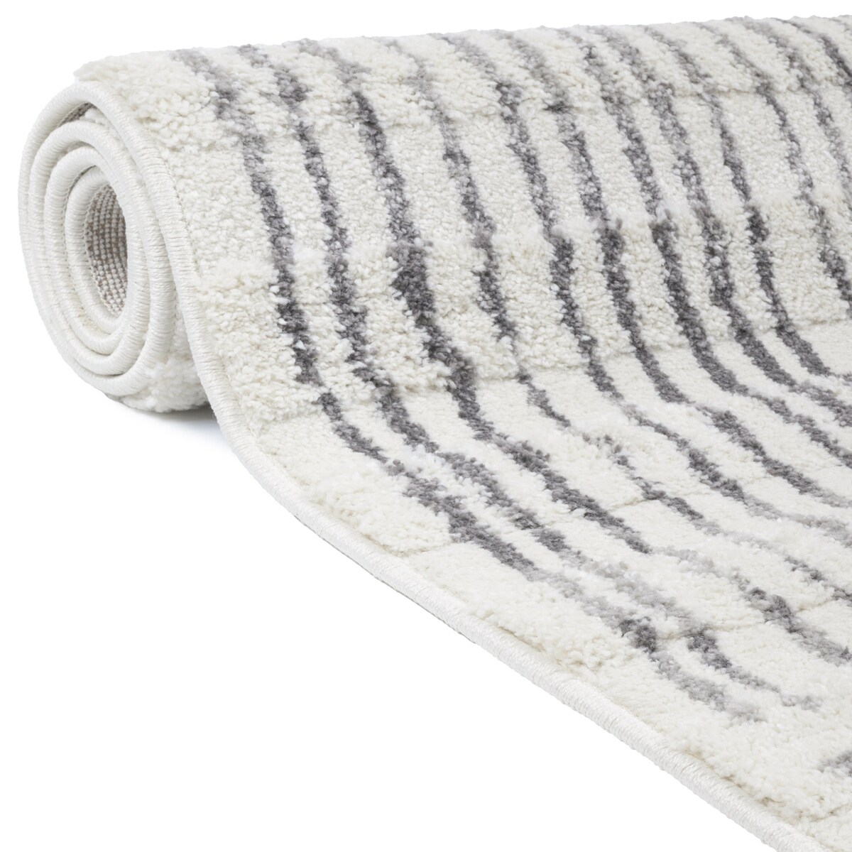 Dywan Mono 160x230 cm Abstrakcja Kremowy