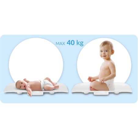 Waga dla niemowlęca elektroniczna dziecięca do 40kg Nukido