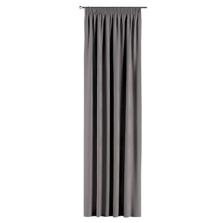 Zasłona na taśmie marszczącej 1 szt. 130x245 gołębi szary