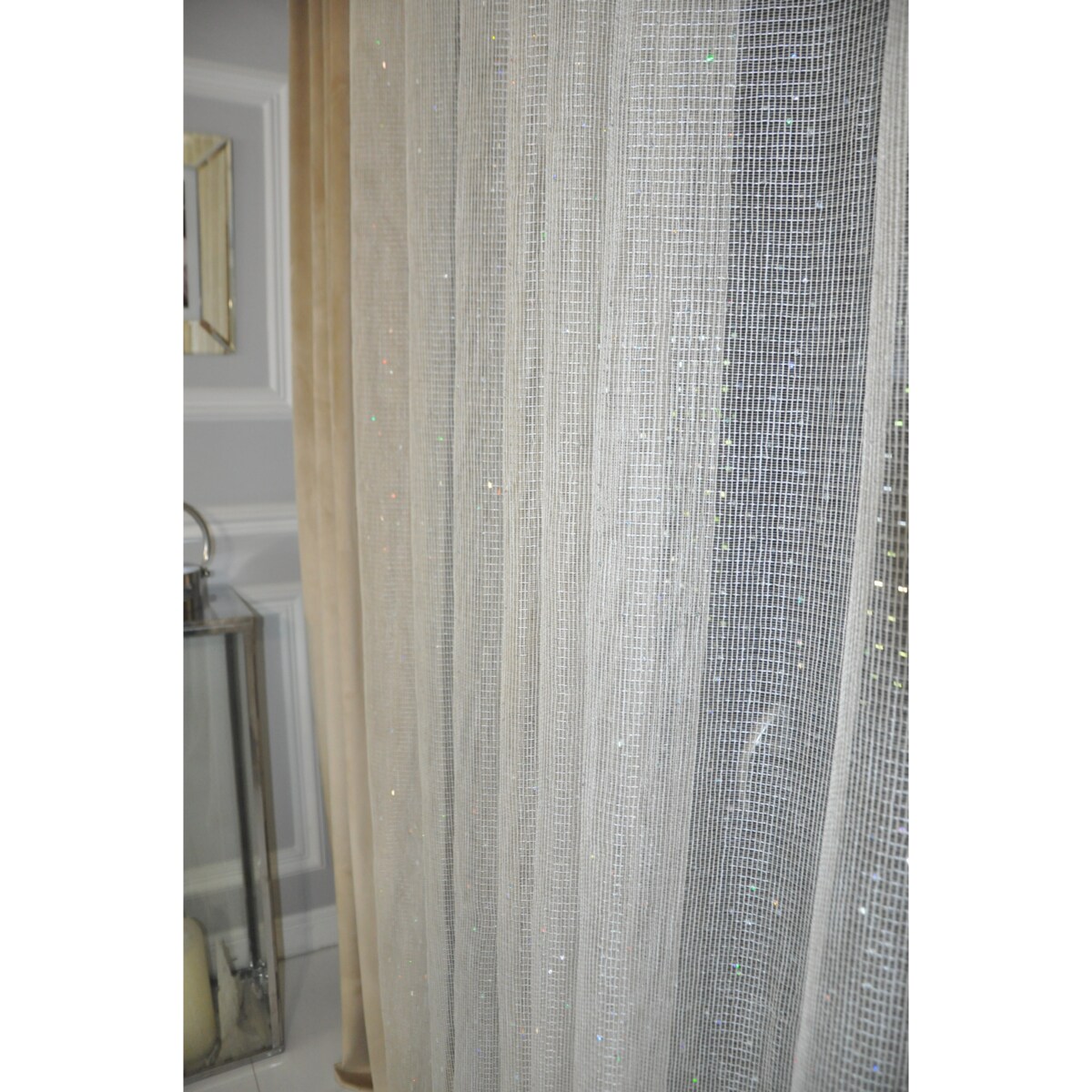 firana "perla lumiere" z siatki 140x250 cm