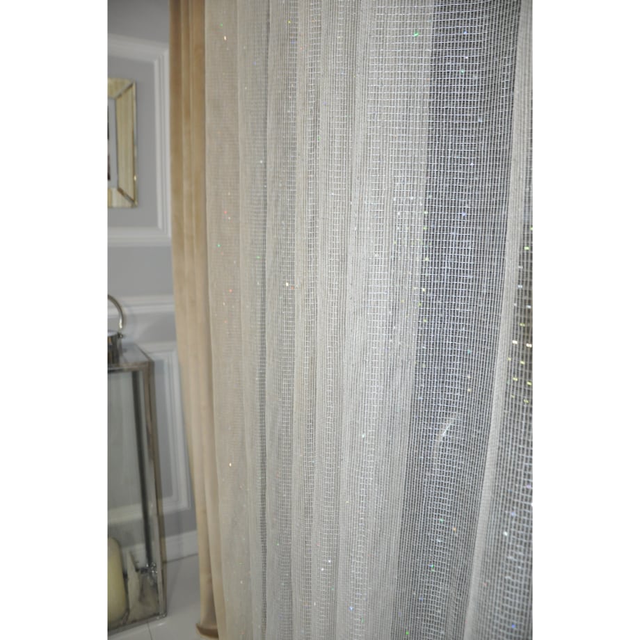 firana "perla lumiere" z siatki 140x250 cm