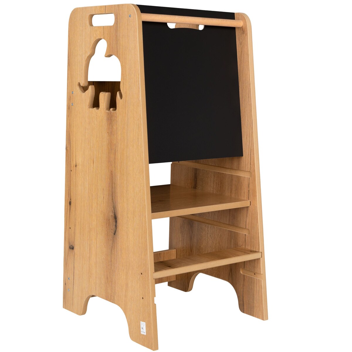 Pomocnik kuchenny dla dzieci helper z tablicą regulowany MDF drewno Verk.design