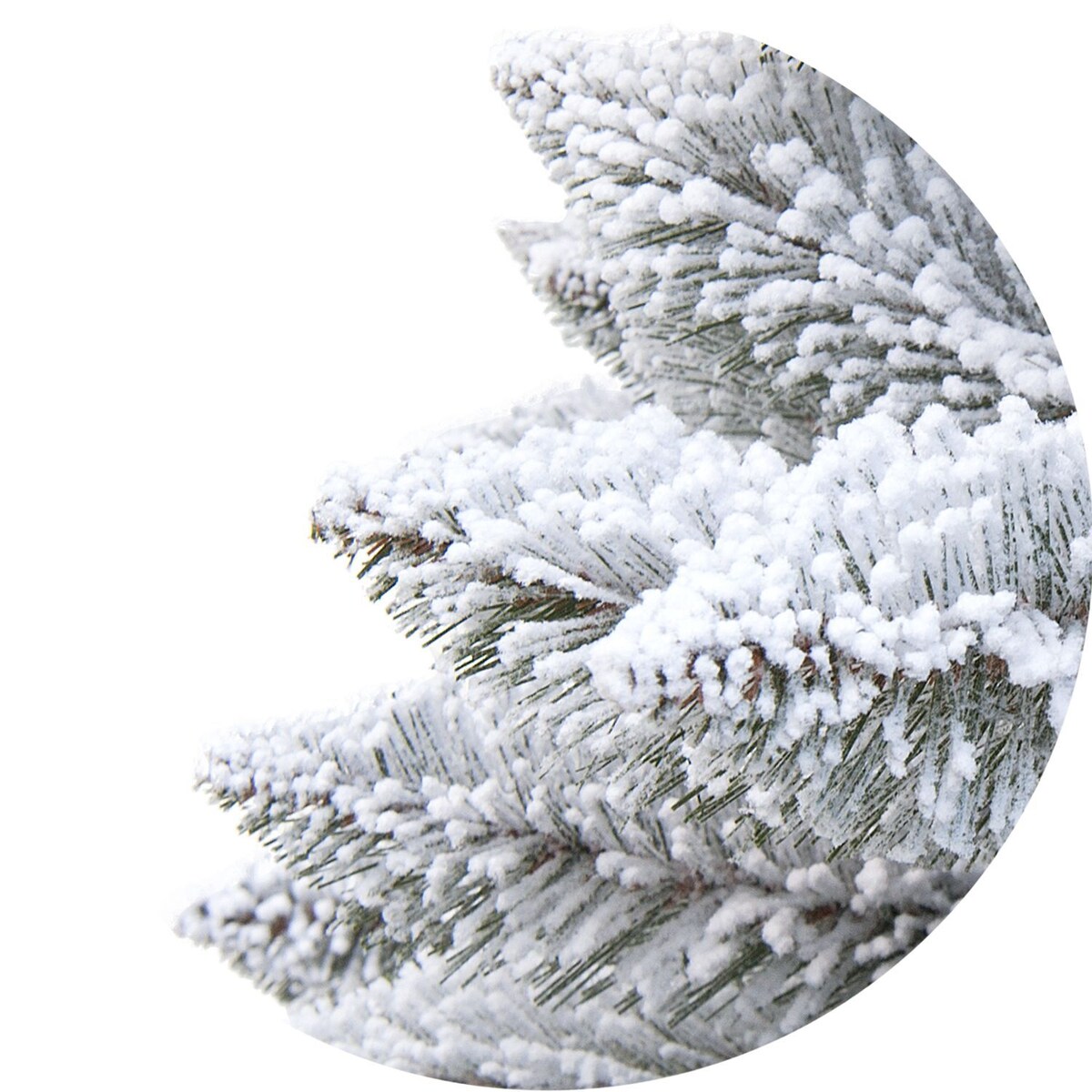 Choinka sztuczna Świerk skandynawski ośnieżony na pniu