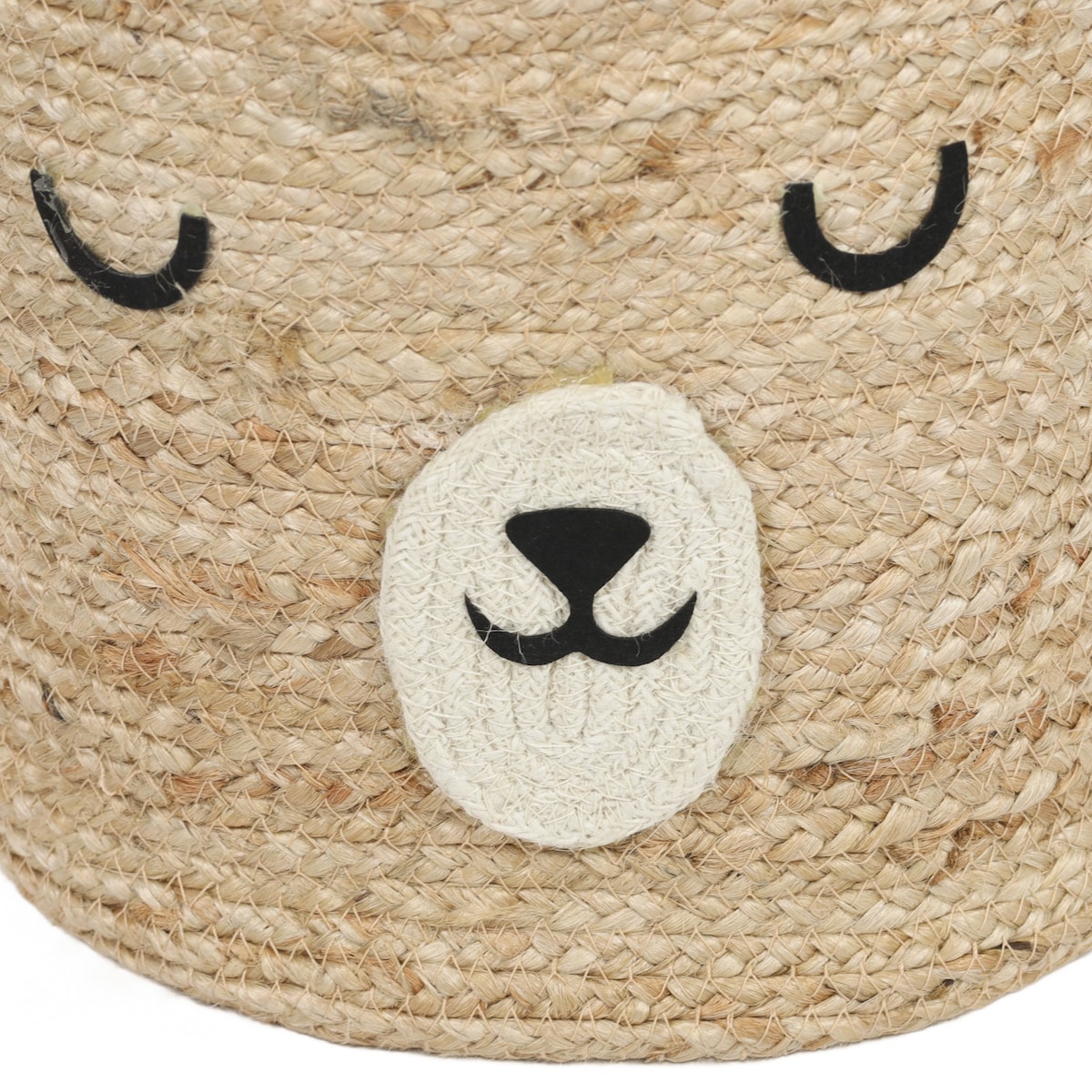 Pojemniki na zabawki miś z uszkami JOY, Ø 28 cm