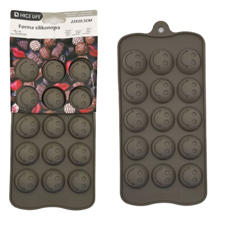 forma silikonowa choko smile do pralinek i czekolady