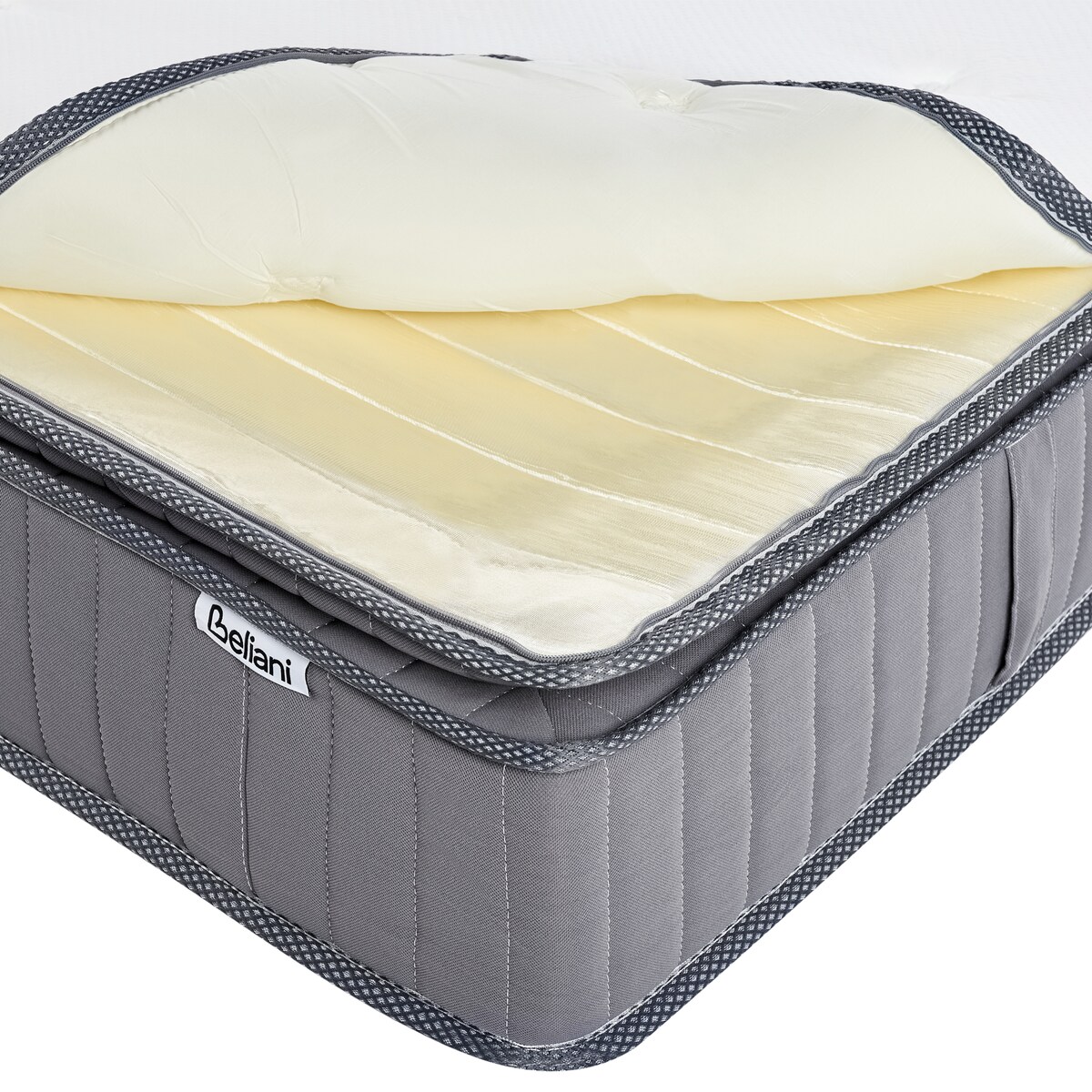 Materac kieszeniowy z żelem i pianką termoelastyczną COOL HYBRID 7 PRO H3/4 twardy 160 x 200 cm