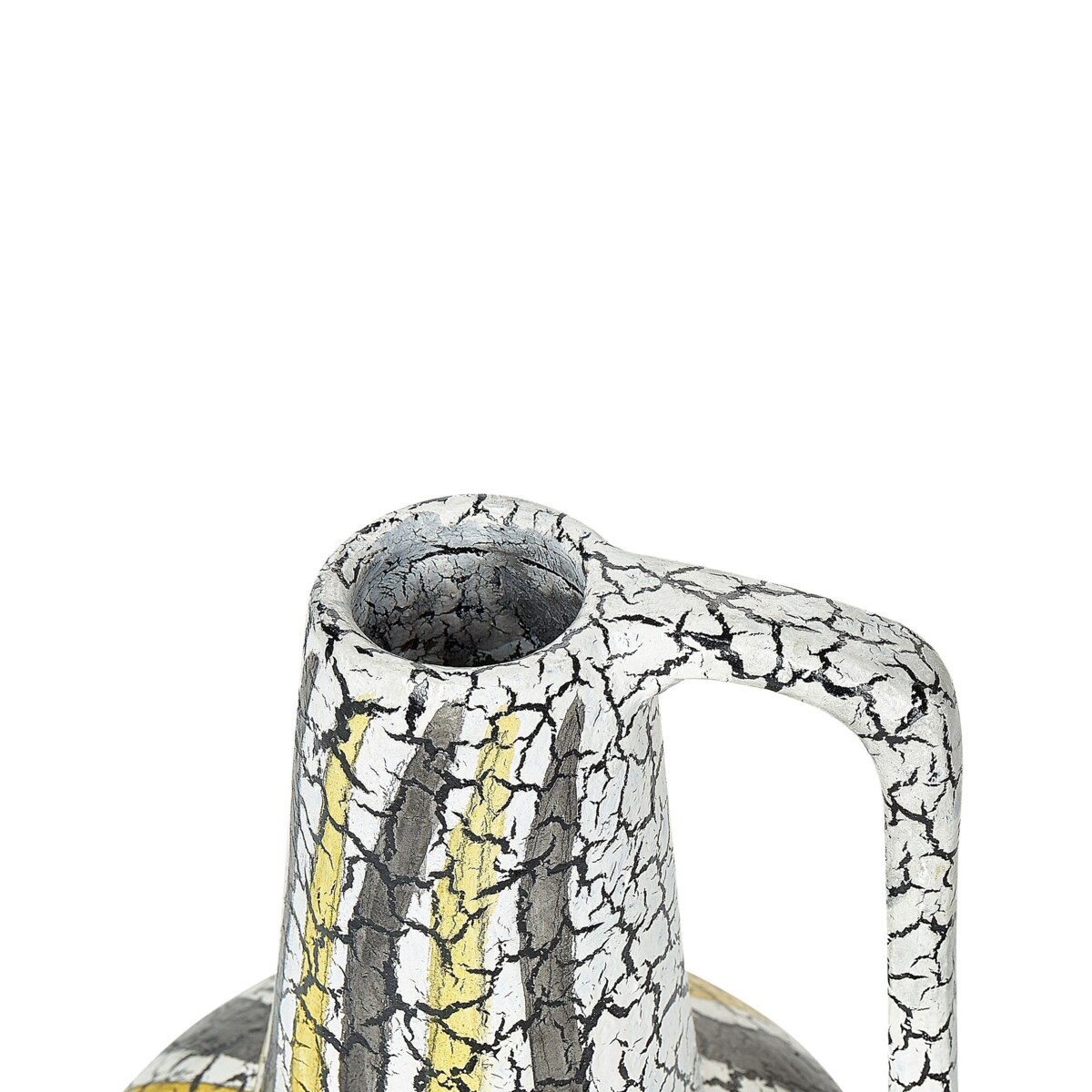 Terakota Wazon dekoracyjny 34 Kolorowy Biały MALAKKA