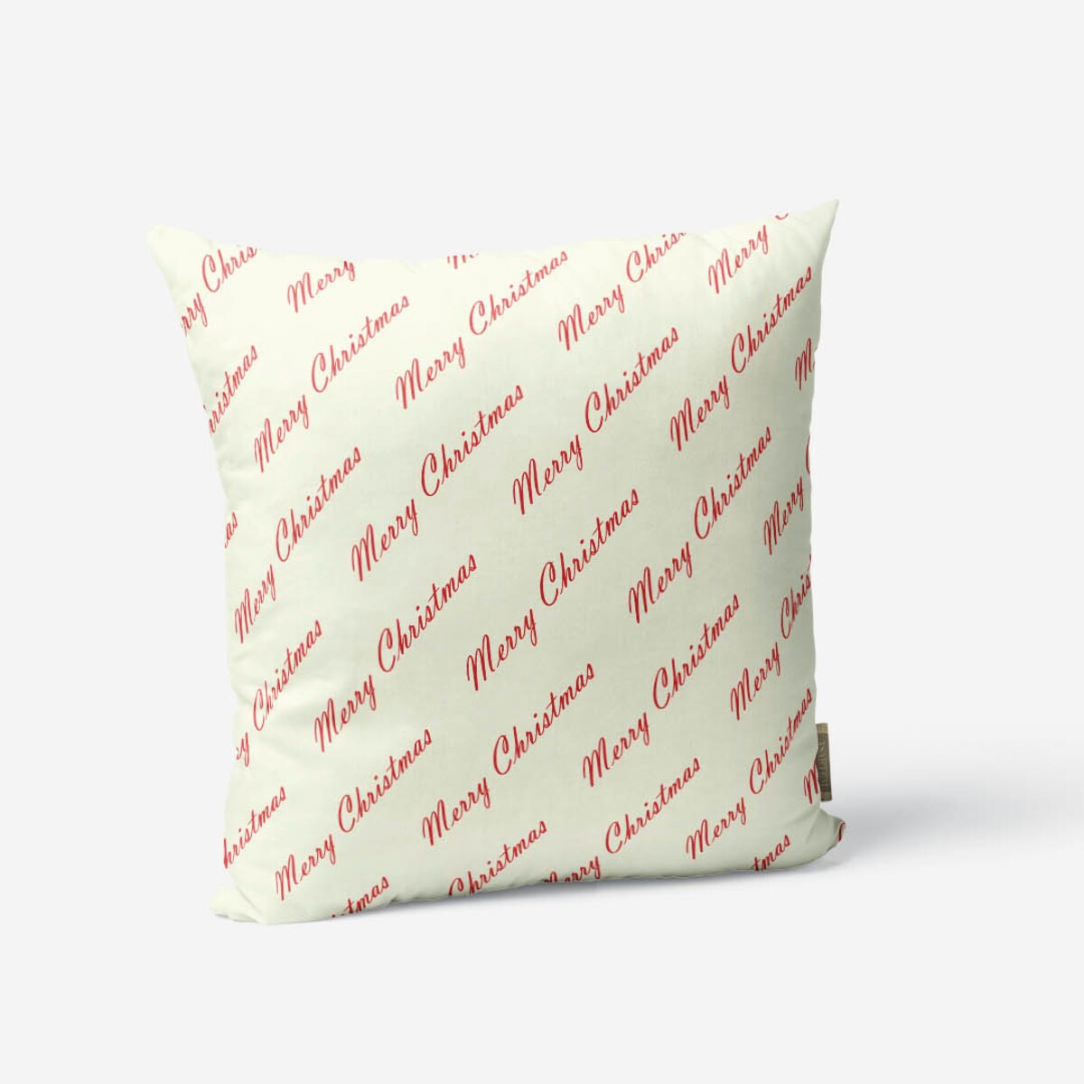 Poduszka świąteczna - Merry Christmas - napis 45x45 cm