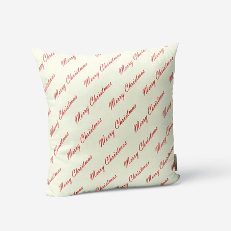 Poduszka świąteczna - Merry Christmas - napis 45x45 cm