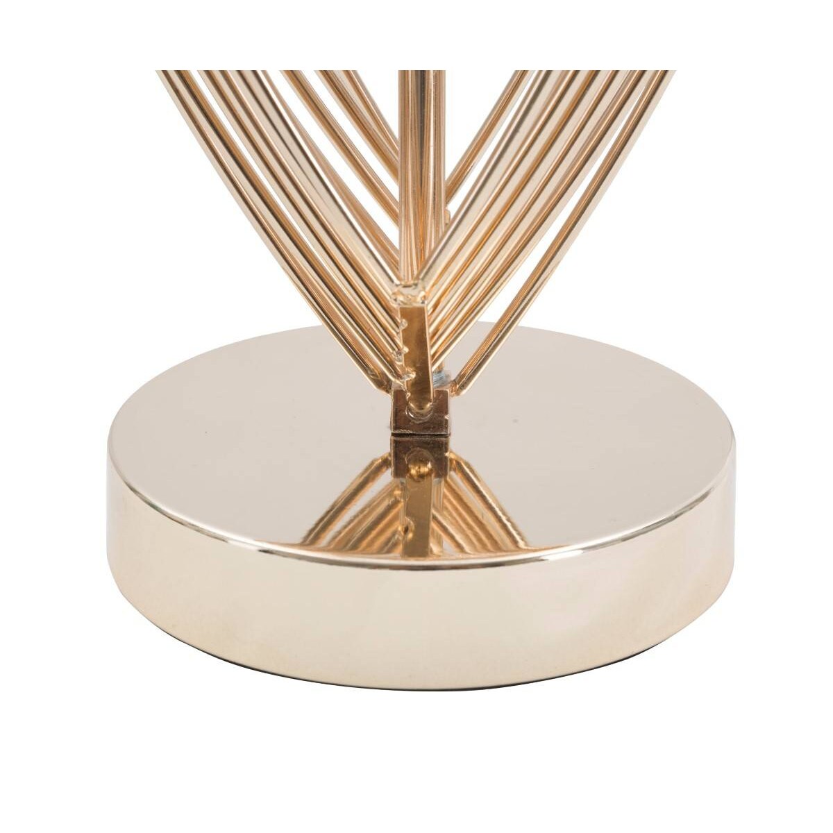 Lampa stołowa ze złotym zdobieniem MAXT