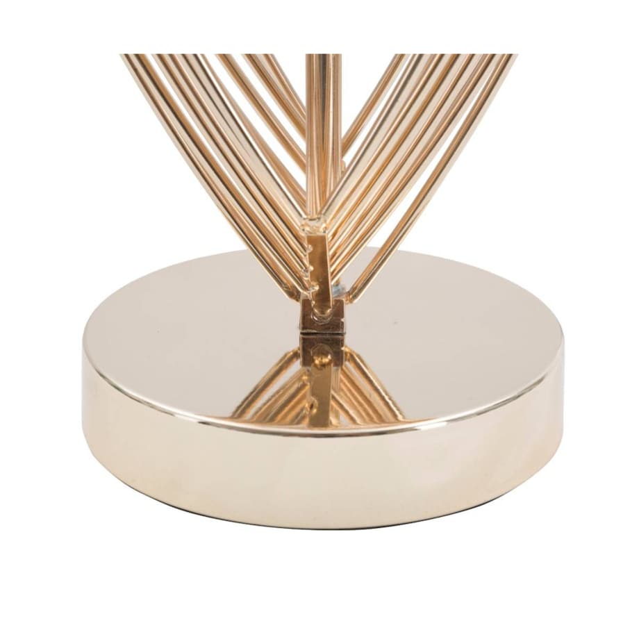 Lampa stołowa ze złotym zdobieniem MAXT