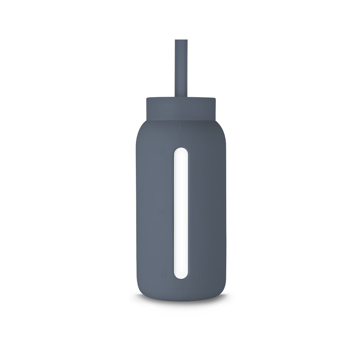 MUUKI słomka do butelki 720 ml, Smoke Grey