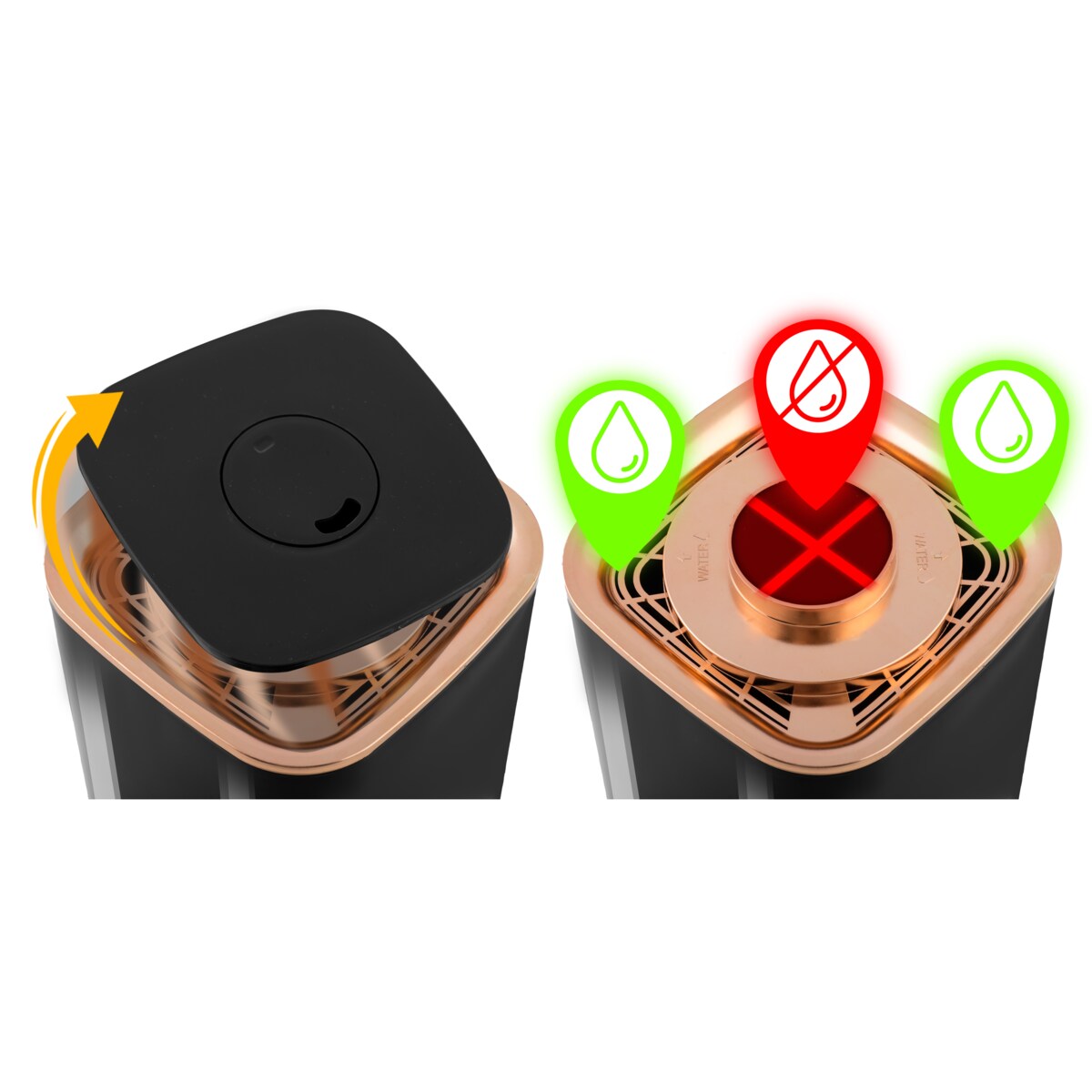 Nawilżacz powietrza ultradźwiękowy jonizator aroma Berdsen