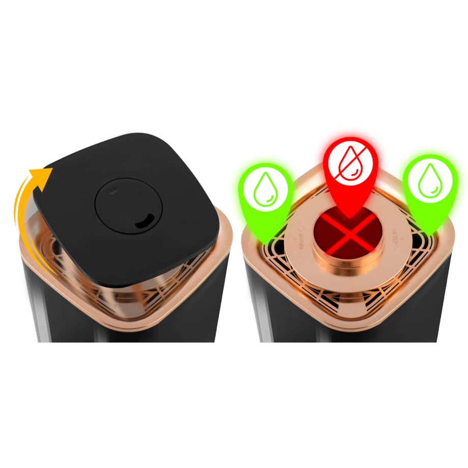 Nawilżacz powietrza ultradźwiękowy jonizator aroma Berdsen