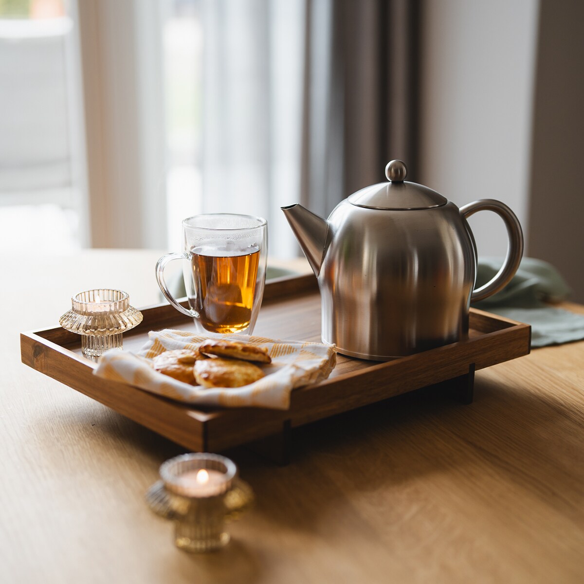 Taca do serwowania z drewna akacjowego Wazuka / Bredemeijer