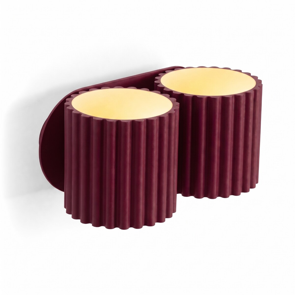 Kinkiet AURA 2 burgund G9
