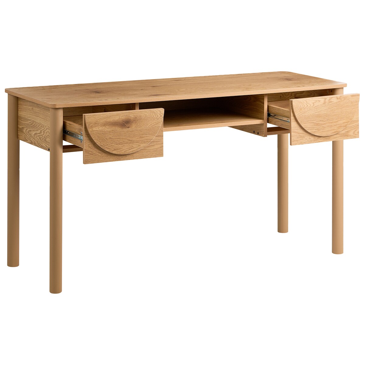 Biurko SENDRA 140 cm 50 cm Jasnobrązowy