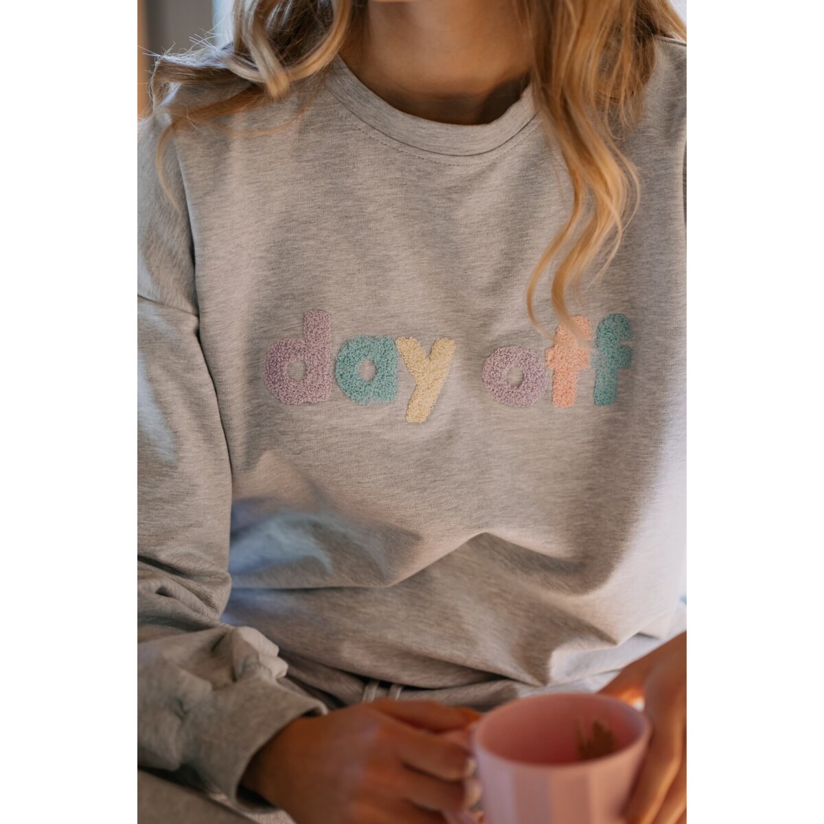 Bluza day off szara L