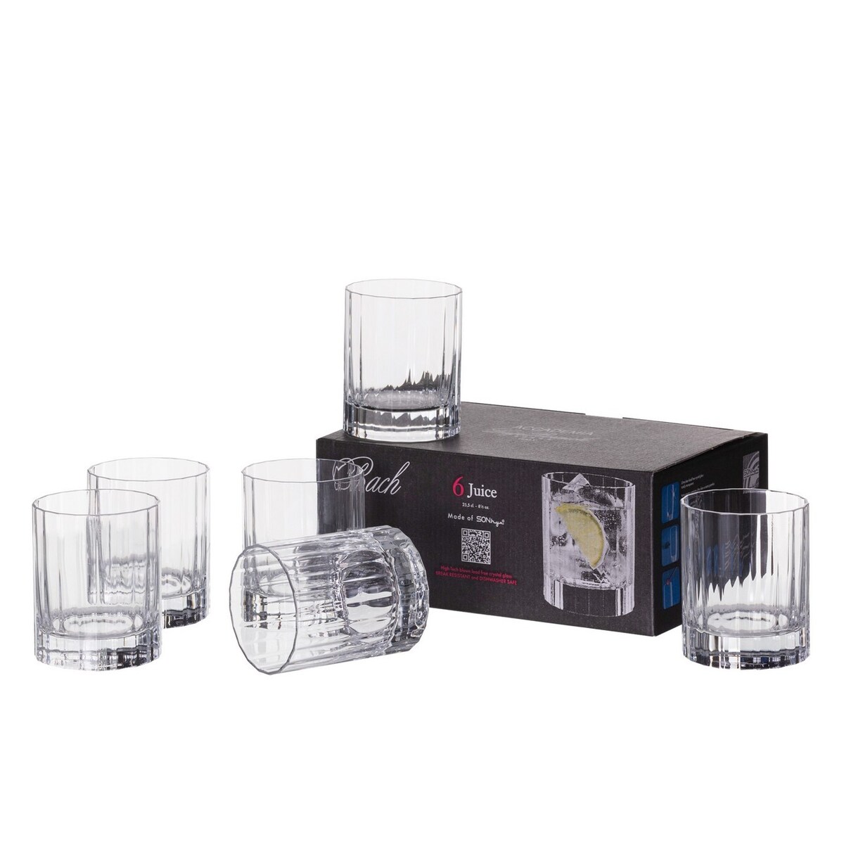 Szklanki Chetti 6szt. 335ml, 8 x 8 x 9,8 cm
