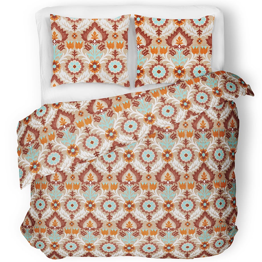 TADOR pościel bawełniana, wielokolorowa, 160x200