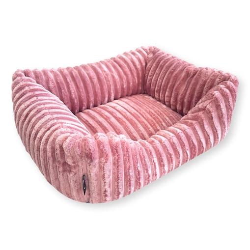 Pluszowe legowisko dla kota BELLA, 60x40 cm, Róż