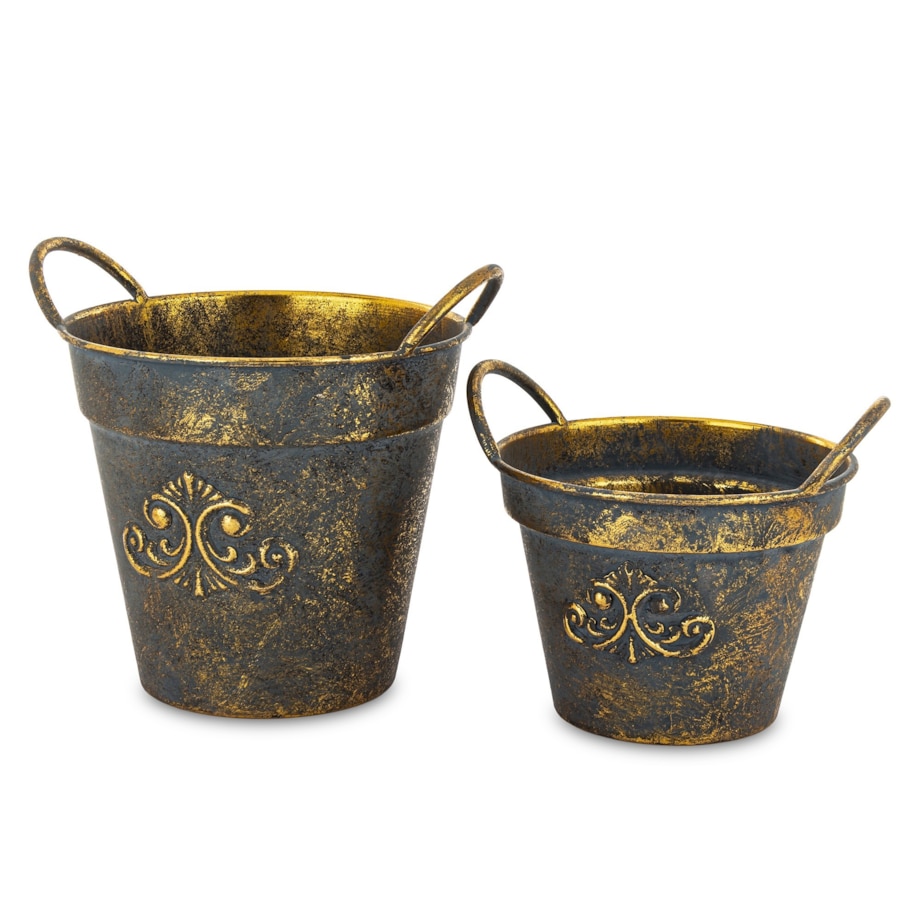 Osłonka metalowa 2 szt. 26x28x24 i 19,5x24x20,5 cm ETERO-2