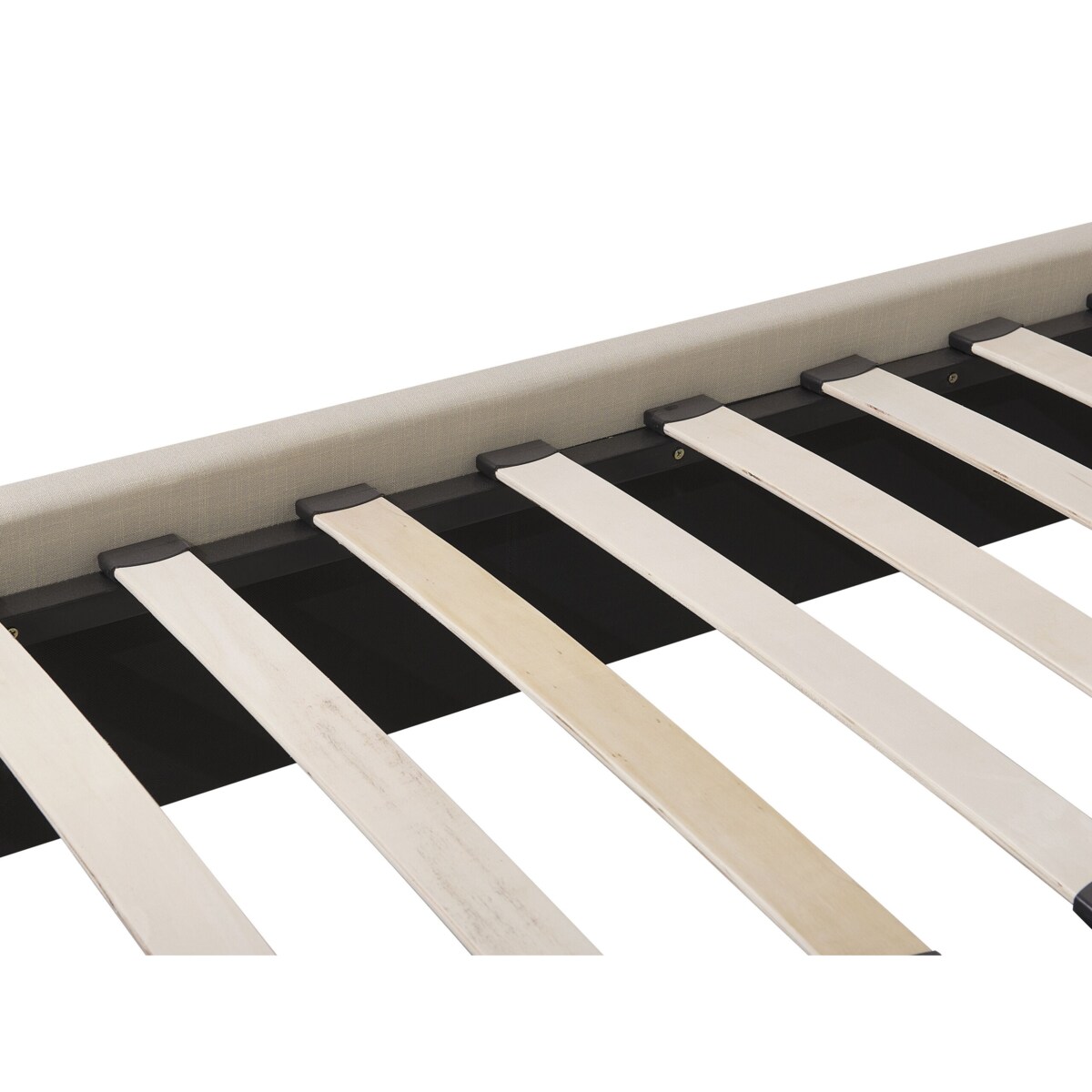 Łóżko tapicerowane 160 x 200 cm beżowe BELFORT