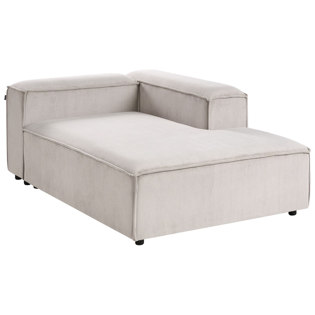 Szezlong lewostronny ARDAL Sztruks Beżowoszary