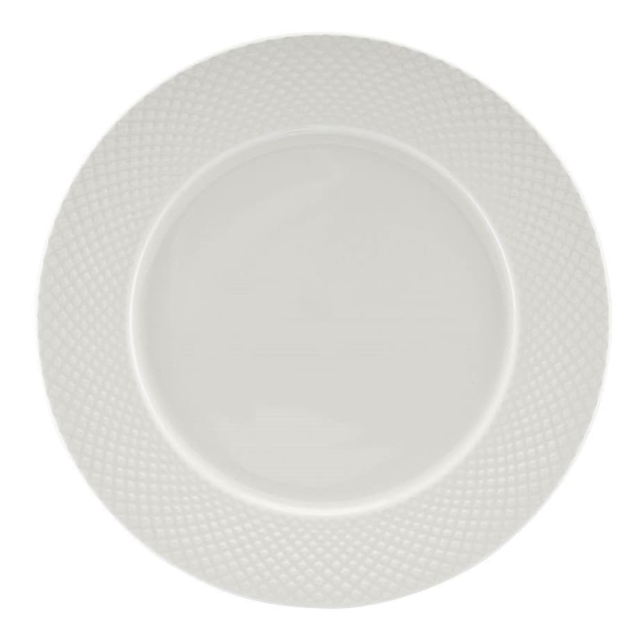 VILLA ITALIA Talerz płytki porcelanowy 27 cm BARI WHITE