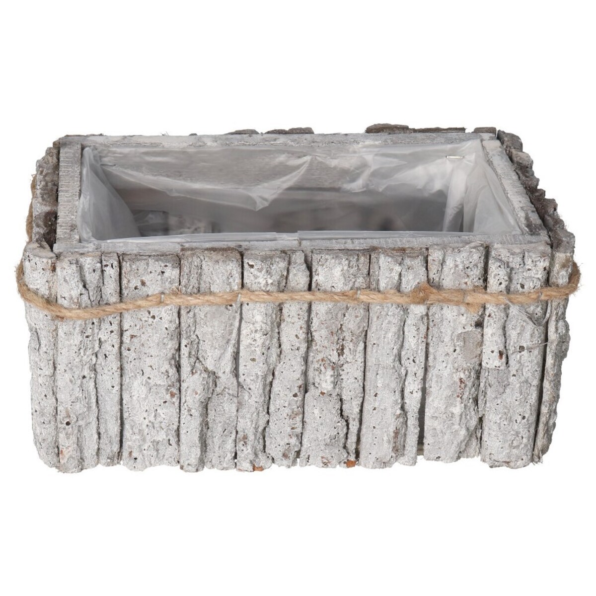 Doniczka Osłonka Drewniana Duża Kora Korytko Doniczki