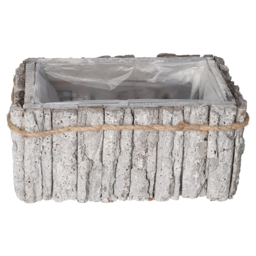 Doniczka Osłonka Drewniana Duża Kora Korytko Doniczki