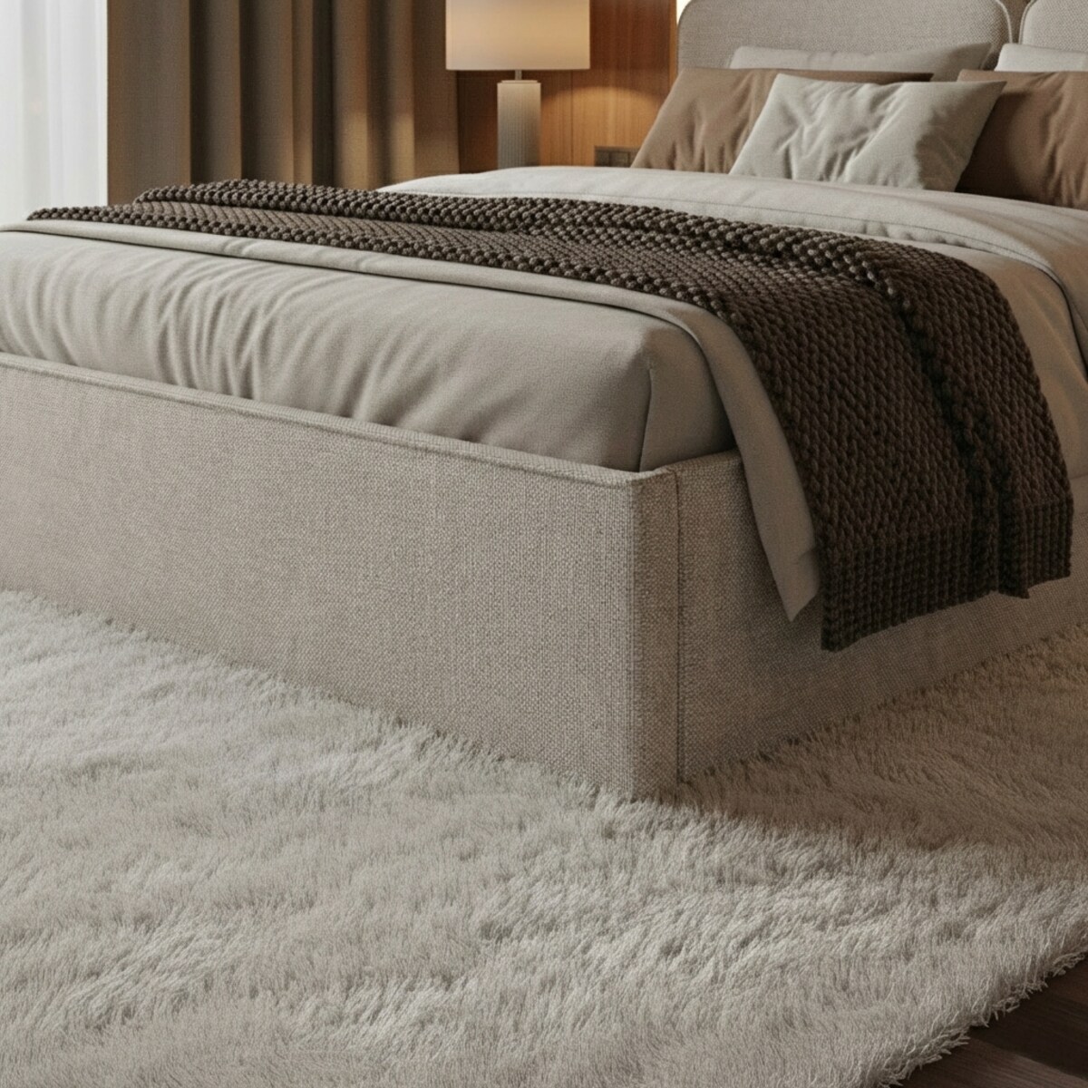 Łóżko Tapicerowane Elite 140X200 Stelaż Pojemnik Na Pościel Wind 05