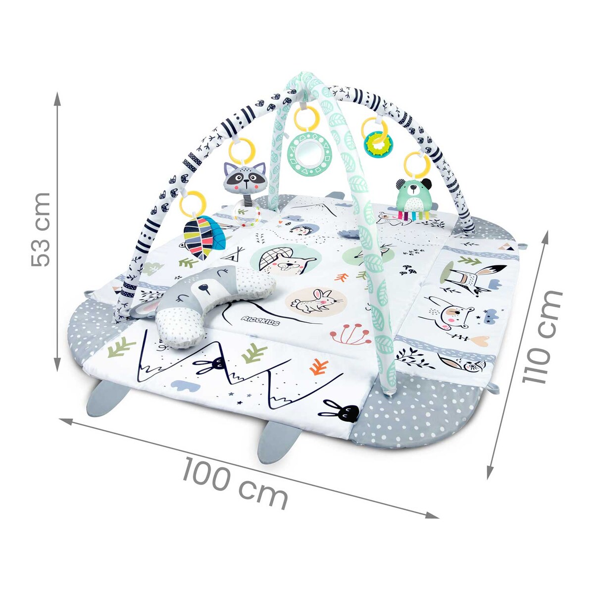 Mata edukacyjna interaktywna Ricokids dla niemowląt 3w1 7350