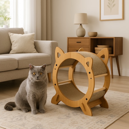 Drapak dla kota tekturowy kartonowy domek budka