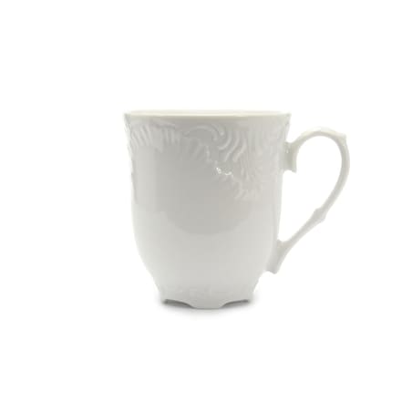 Kubek 300 ml Rococo Maria białe 0001