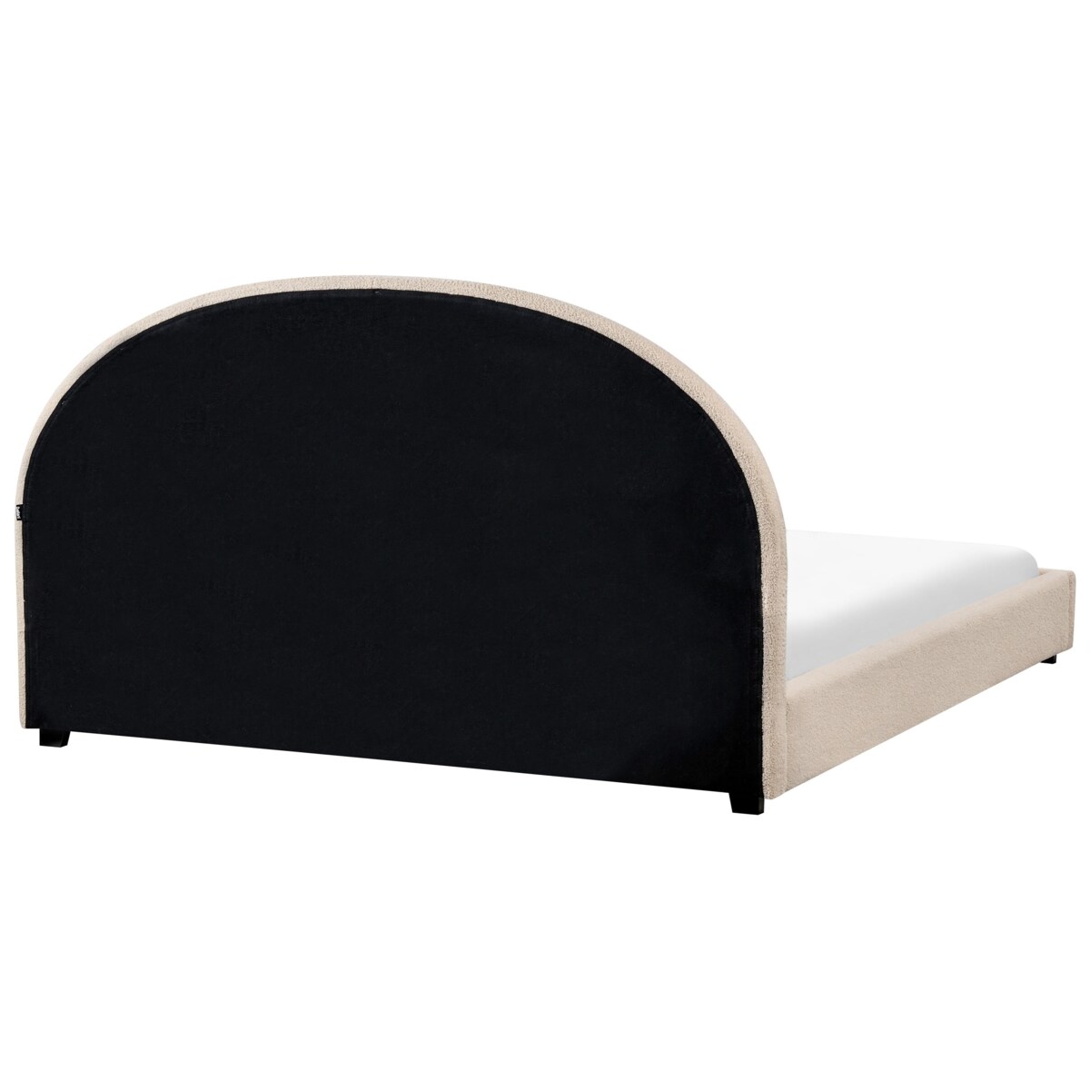 Łóżko Boucle VAUCLUSE 180 x 200 cm Beżowy