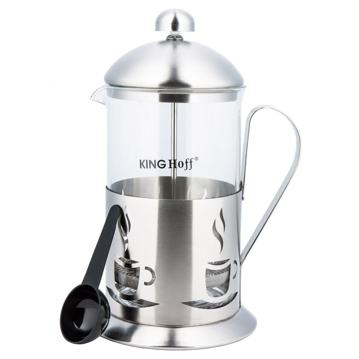 Zaparzacz tłokowy do herbaty kawy french press 350ml KINGHOFF