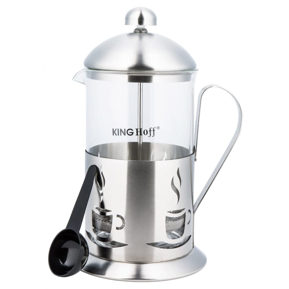 Zaparzacz tłokowy do herbaty kawy french press 350ml KINGHOFF