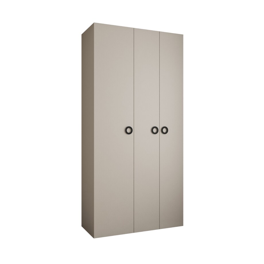 Szafa trzydrzwiowa Como 1 120 gł.50 kaszmir+czarny