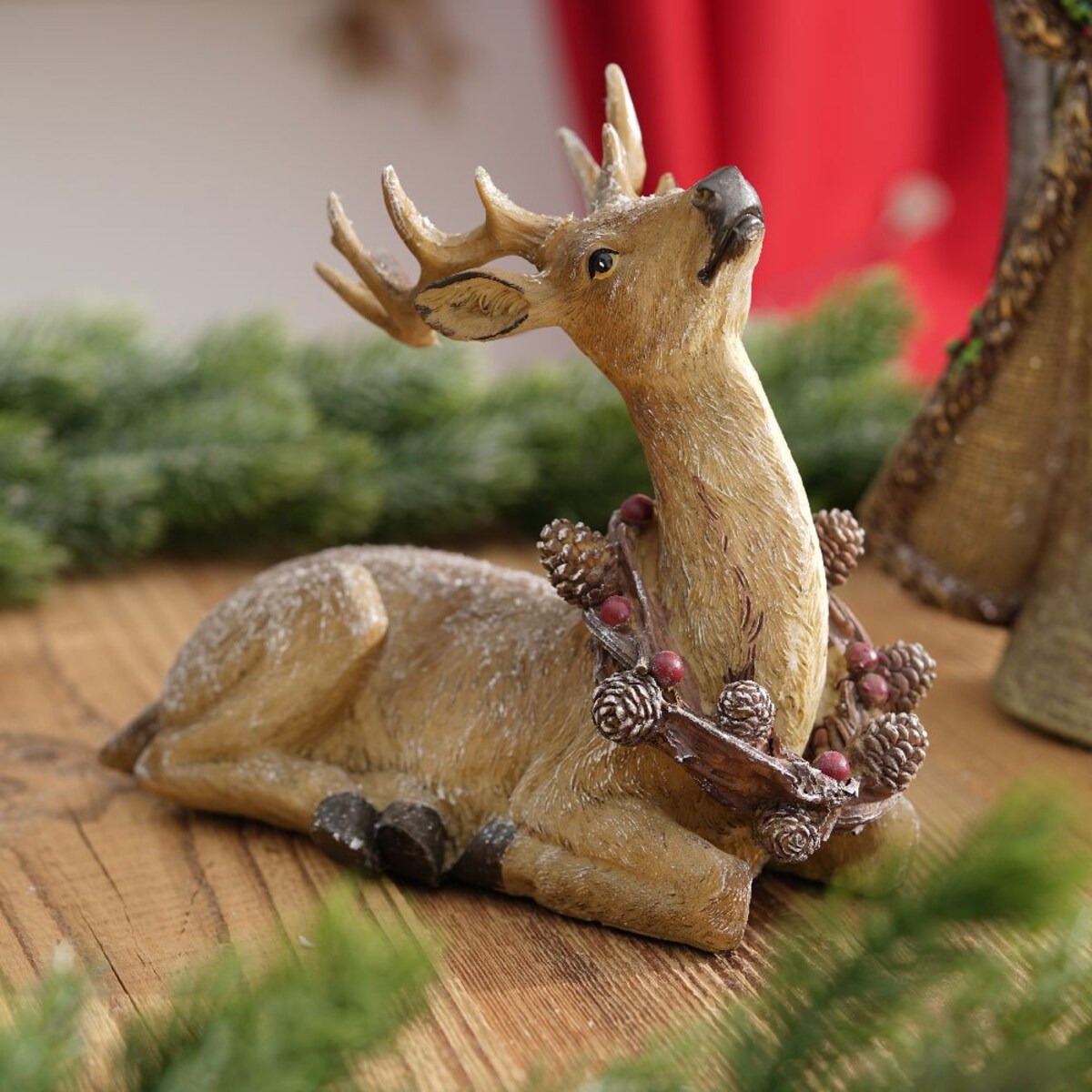 VILLA ITALIA Renifer Figurka świąteczna 18 cm GIVRE