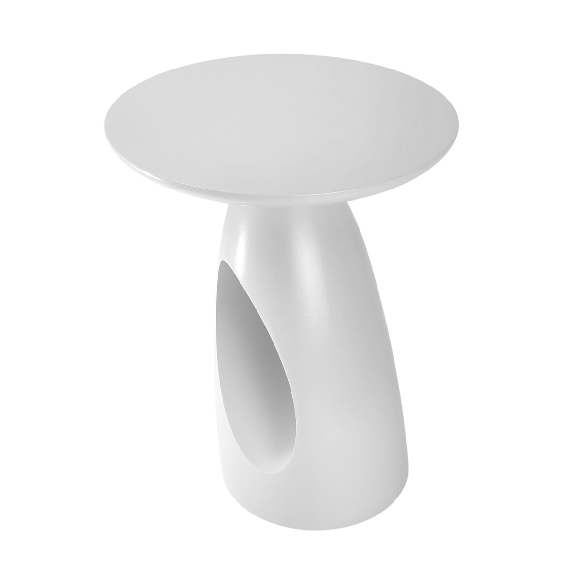 Stolik drewniany różne kolory Island, kolor biały ral