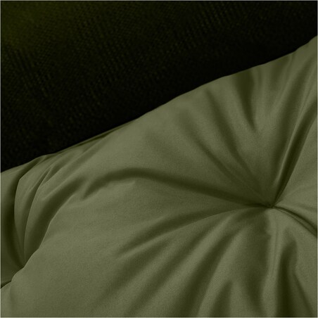 Legowisko Dla Psa Kanapa Posłanie 100X75 Cm Wodoodporne Poduszki Pikowane Zielone