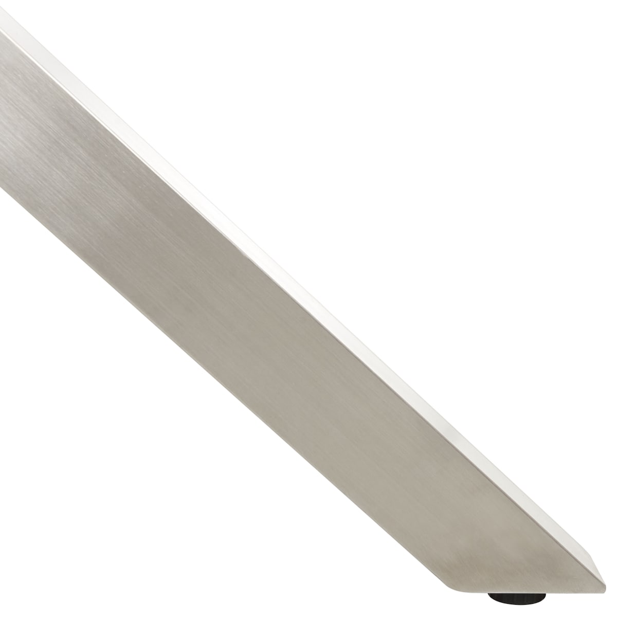 Stół ogrodowy MALETTO 120 cm 120 cm Szkło Srebrny